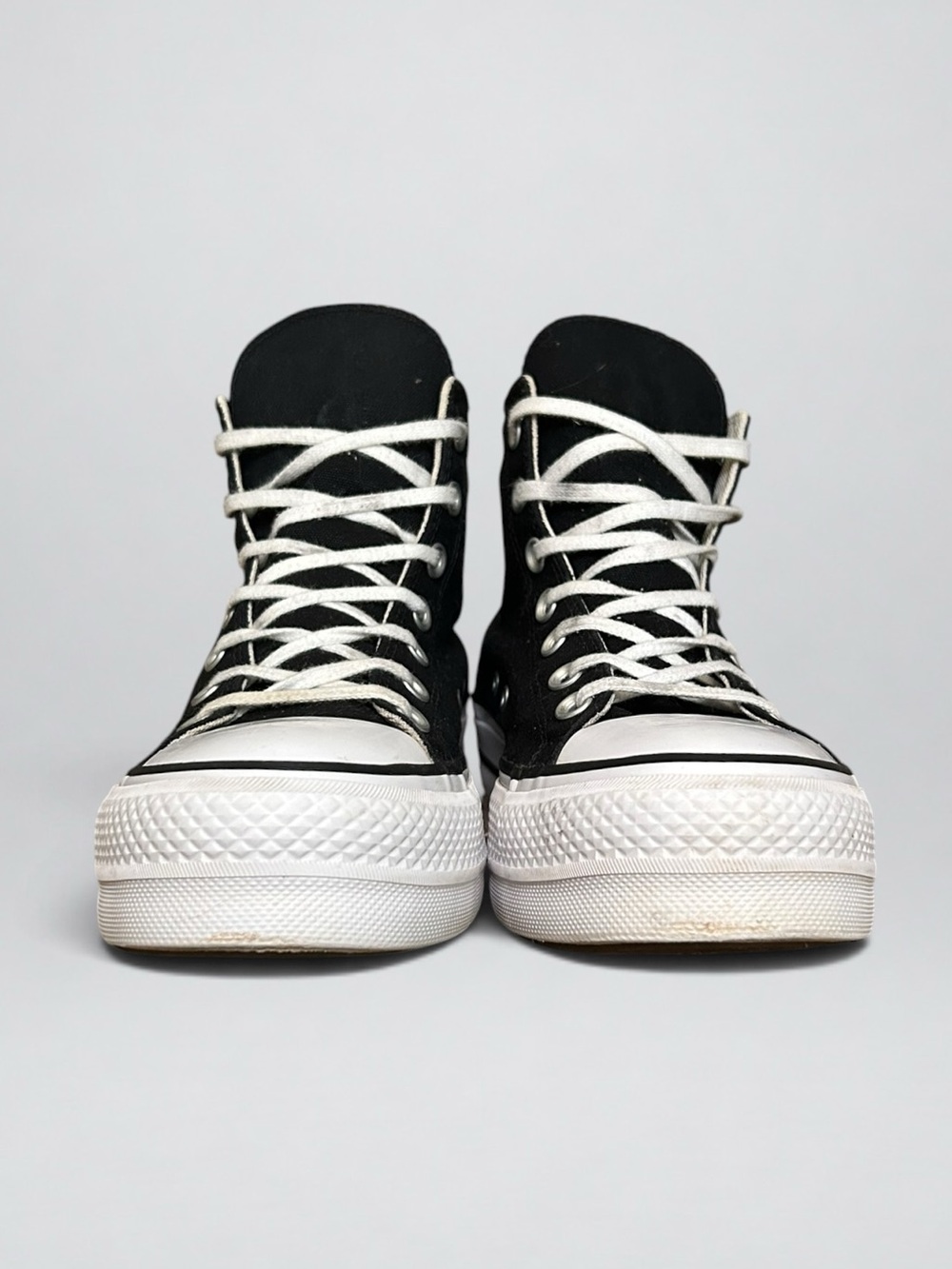 Converse Chuck Taylor All Star Lift Platform Black High Top Women’s 8 - Picture 3 of 12